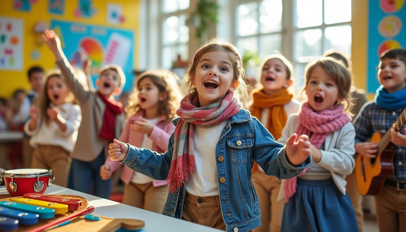 découvrez comment l'activité musicale en maternelle développe la créativité des enfants, favorise leur épanouissement et contribue à leur apprentissage dès le plus jeune âge.