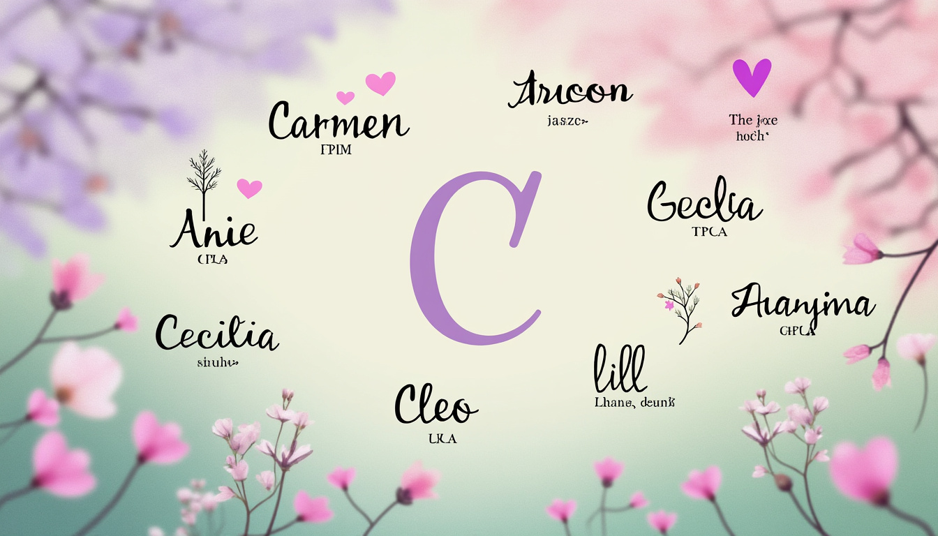 découvrez notre sélection unique de prénoms de fille commençant par la lettre c : des idées originales pour trouver la perle rare qui rendra votre enfant unique !