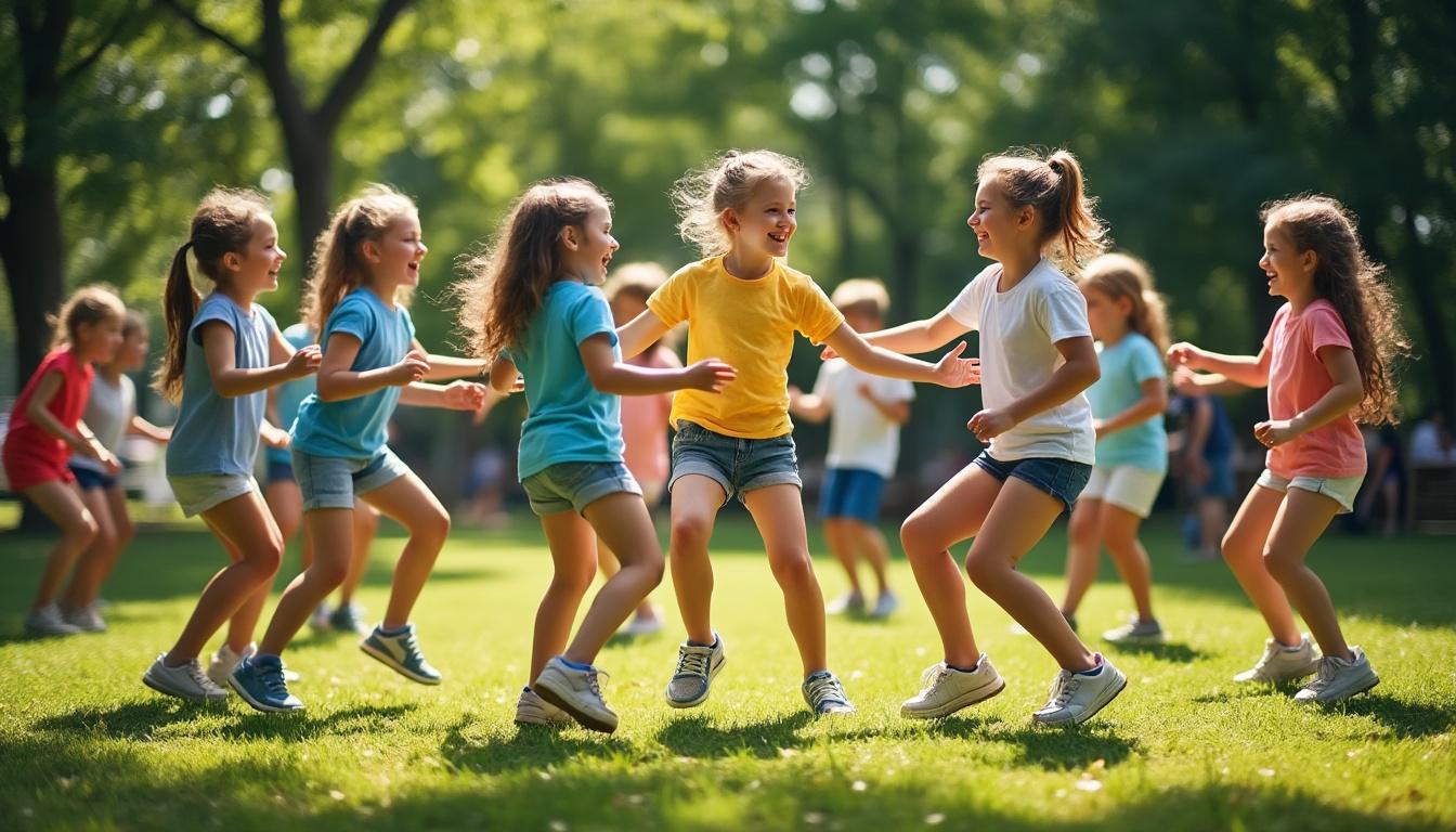 découvrez 5 jeux de ronde incontournables pour la maternelle afin d’animer vos journées d’école, favoriser la convivialité et développer la motricité des enfants tout en s'amusant.