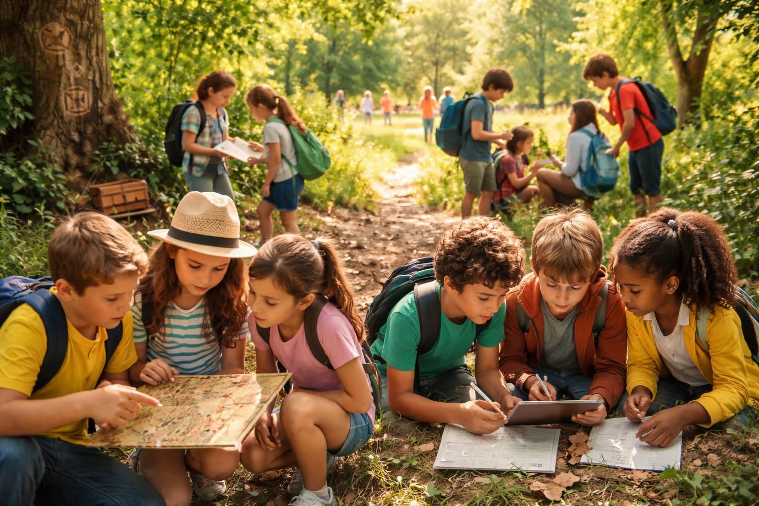 découvrez comment organiser une chasse aux trésors captivante qui stimule l'esprit et favorise un esprit de compétition sain pour petits et grands.