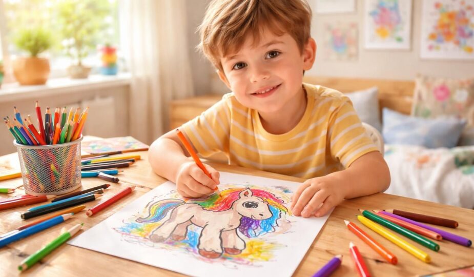 découvrez comment le coloriage d'un poney à imprimer peut stimuler la créativité des enfants en développant leur imagination, leur concentration et leur motricité fine.
