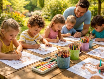 découvrez comment organiser un atelier de coloriage amusant et créatif sur le thème du singe pour divertir et éveiller vos enfants facilement à la maison.
