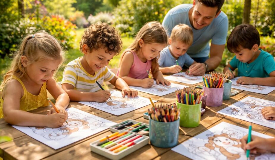 découvrez comment organiser un atelier de coloriage amusant et créatif sur le thème du singe pour divertir et éveiller vos enfants facilement à la maison.