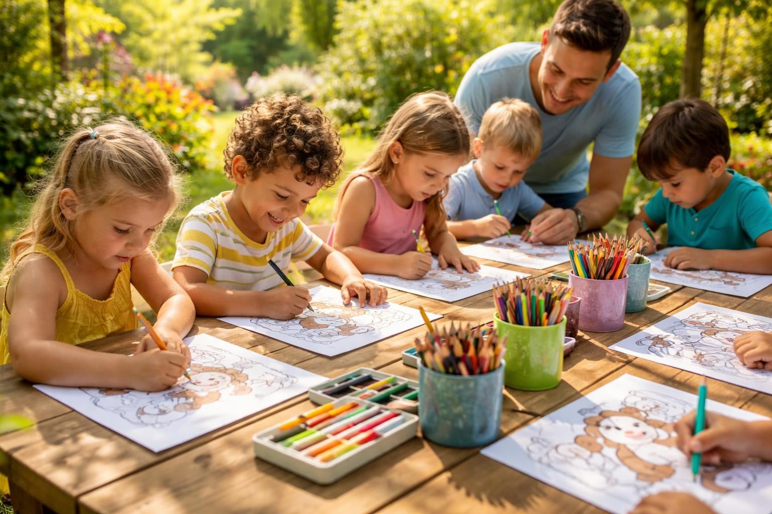 découvrez comment organiser un atelier de coloriage amusant et créatif sur le thème du singe pour divertir et éveiller vos enfants facilement à la maison.