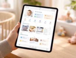 centralisez tous les documents importants du dossier pédiatrique de votre bébé sur ipad air pour un accès facile et rapide lors des visites médicales.