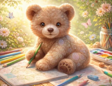 découvrez des inspirations créatives pour le coloriage d'un ourson et laissez libre cours à votre imagination avec des idées originales et amusantes.
