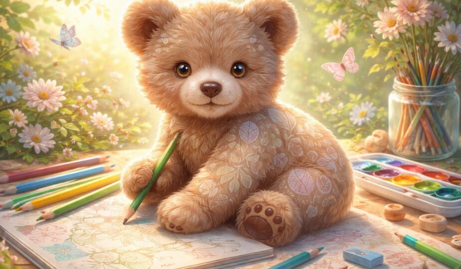 découvrez des inspirations créatives pour le coloriage d'un ourson et laissez libre cours à votre imagination avec des idées originales et amusantes.