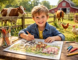 découvrez comment le coloriage de la ferme peut transformer l'apprentissage des enfants en rendant l'éducation ludique et interactive.