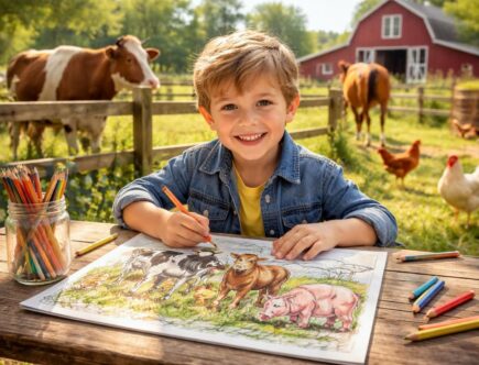 découvrez comment le coloriage de la ferme peut transformer l'apprentissage des enfants en rendant l'éducation ludique et interactive.