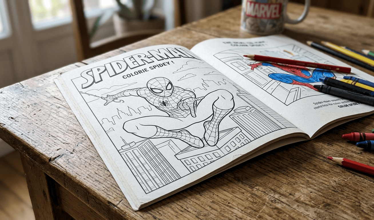 coloriages à imprimer de Spiderman