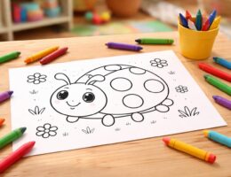 découvrez comment la coccinelle à colorier peut éveiller la créativité et l'imagination des tout-petits grâce à des activités ludiques et éducatives.