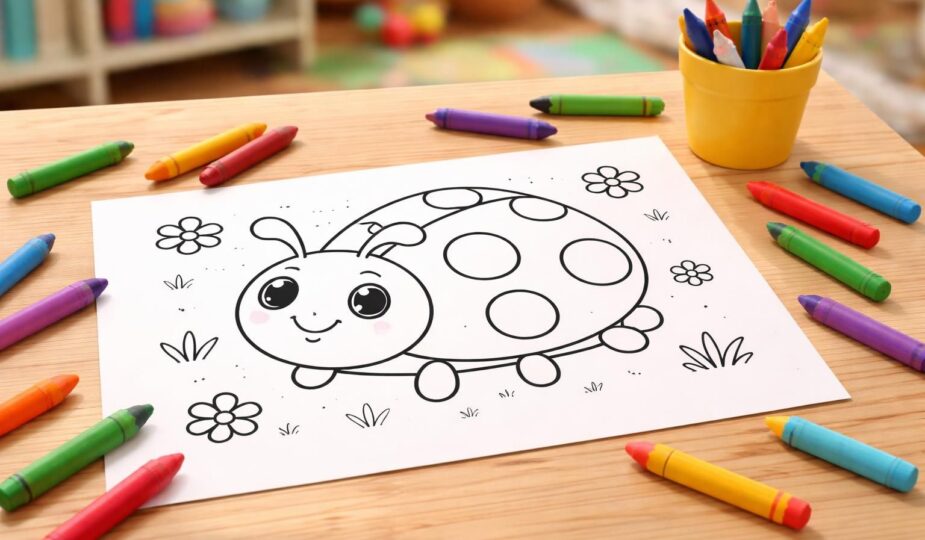 découvrez comment la coccinelle à colorier peut éveiller la créativité et l'imagination des tout-petits grâce à des activités ludiques et éducatives.