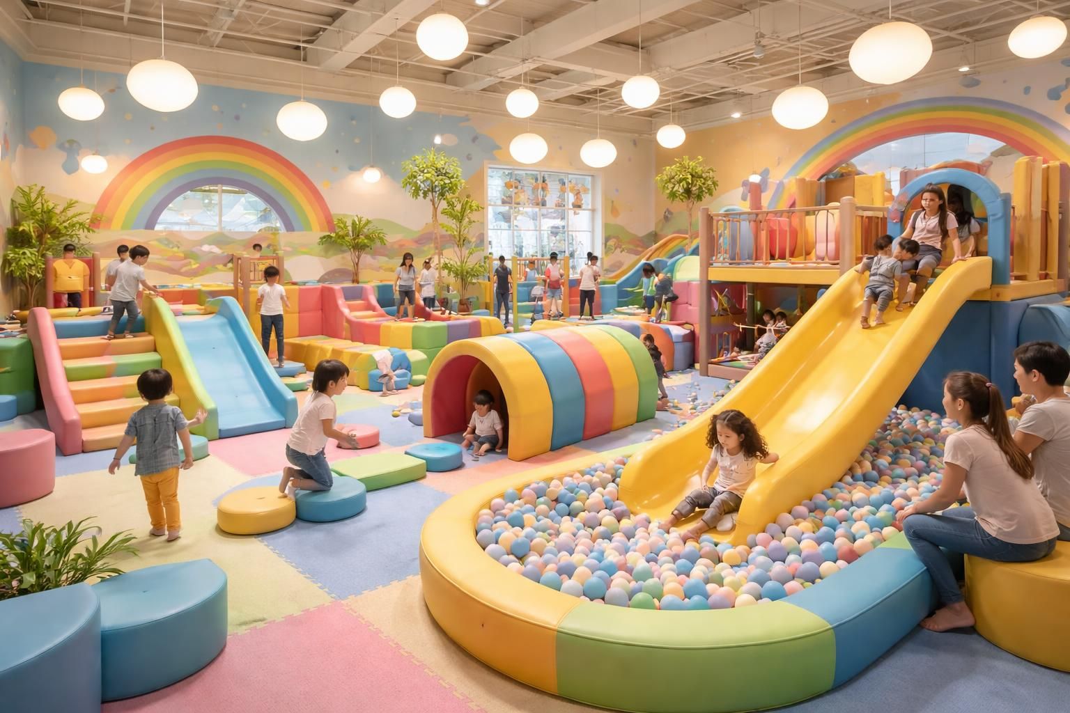 trouvez les meilleures aires de jeux intérieures près de chez vous pour offrir à vos enfants des moments de plaisir et de divertissement en toute sécurité.