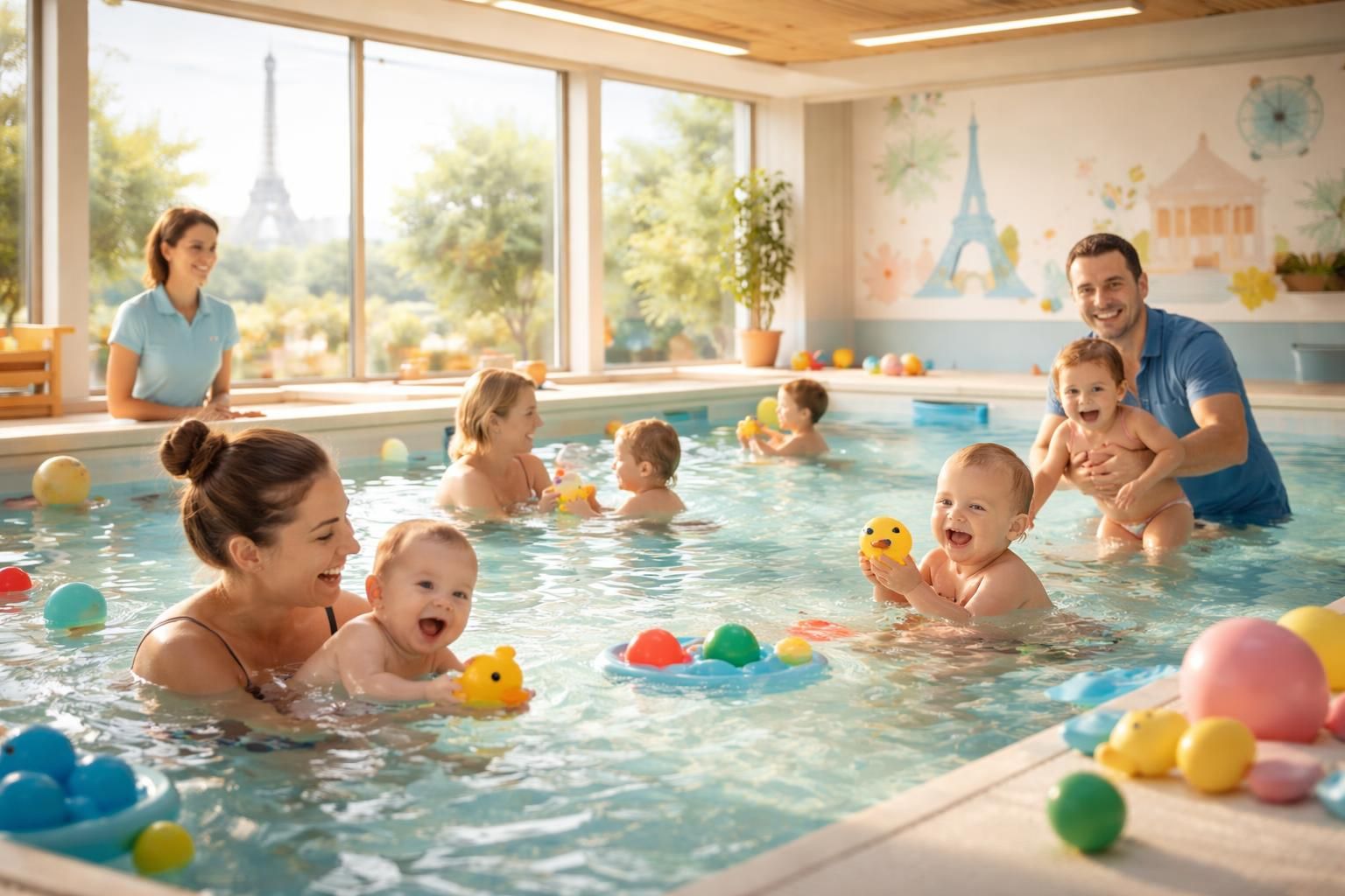 explorez les meilleurs endroits à paris pour initier votre bébé à la nage dans des environnements sécurisés et adaptés.