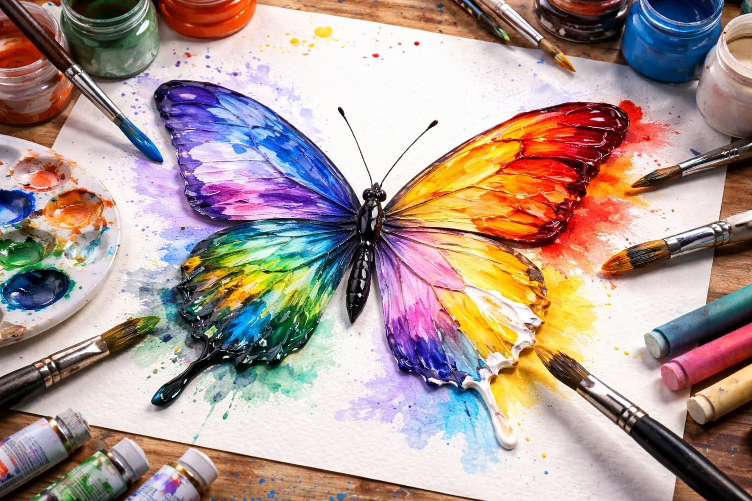 découvrez comment donner vie à votre papillon à colorier en explorant diverses techniques de peinture pour un résultat unique et créatif.