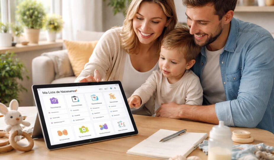 découvrez comment organiser efficacement la liste de naissance de votre bébé en famille grâce à la tablette tactile microsoft surface, alliant praticité et technologie.