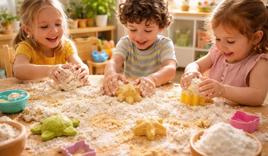 découvrez pourquoi la recette du sable magique à base de maïzena est idéale pour les enfants : simple, sûre et ludique, elle stimule la créativité et le jeu sensoriel.