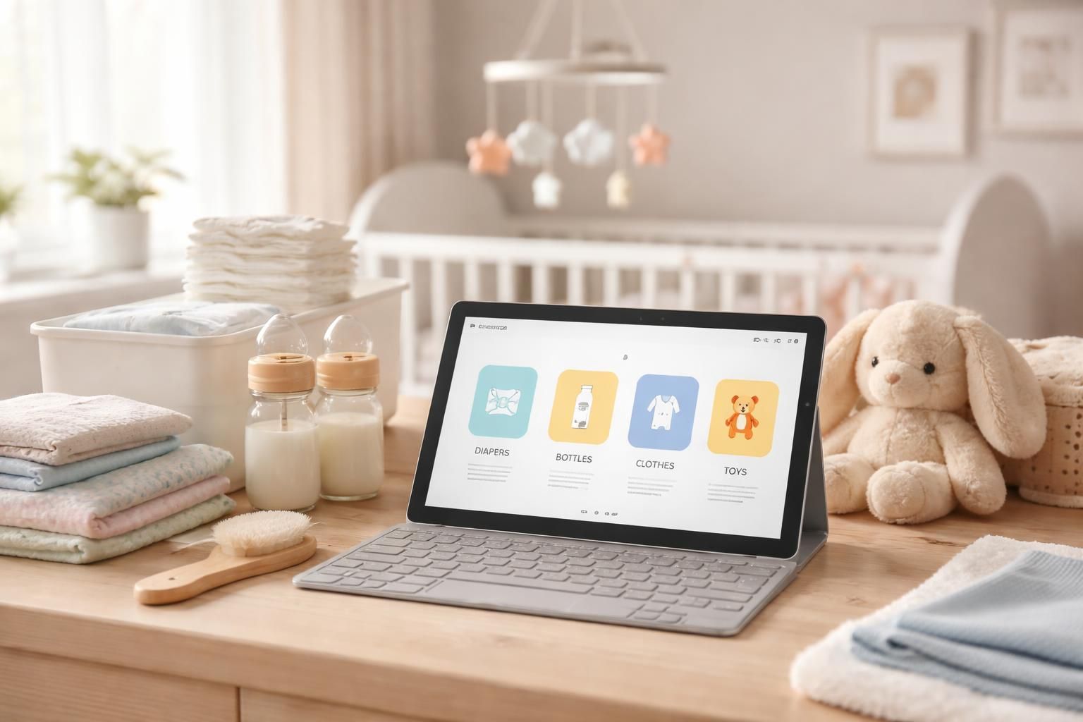 découvrez comment organiser efficacement la puériculture de votre bébé grâce à la tablette tactile microsoft surface pro, pour un rangement simple et optimisé.