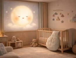 découvrez notre veilleuse géante apaisante sur écran de projection, idéale pour créer une ambiance douce et rassurante dans la chambre de votre bébé, favorisant ainsi son sommeil paisible.
