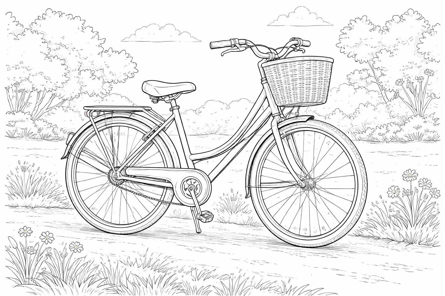 découvrez les plus belles illustrations de coloriage sur le thème du vélo, à imprimer et à colorier pour petits et grands passionnés.