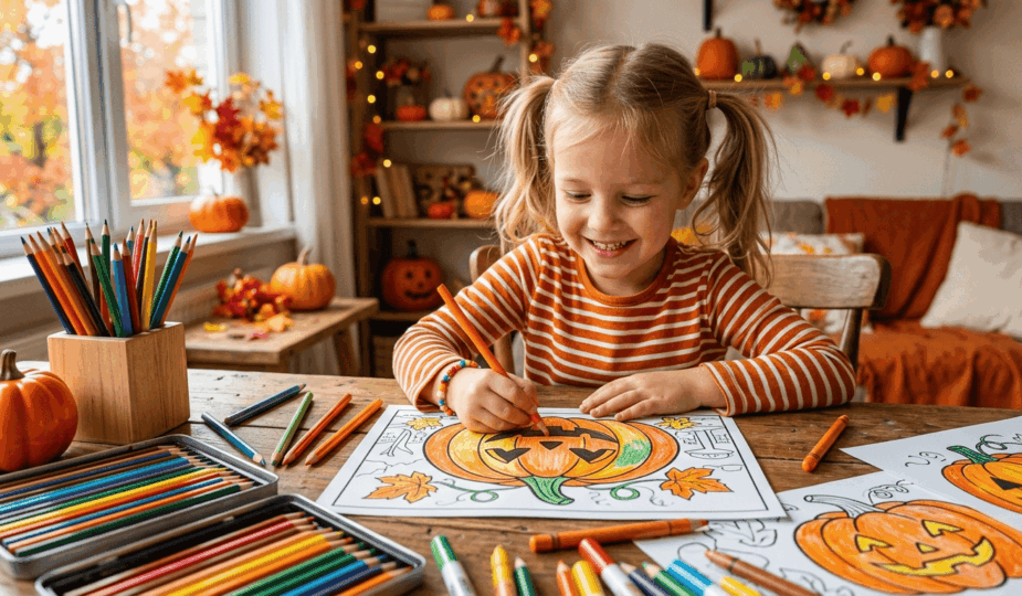 coloriage citrouille